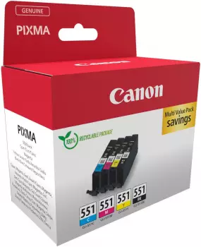 Canon CLI-551 Multipack 4 colors