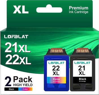 LOFBLAT ersetzt HP 21XL / 22XL schwarz + color