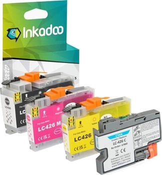 ToMax Kompatibel zu Brother LC-426 VAL / Brother Lc-426val Schwarz Cyan Magenta Gelb