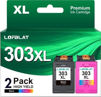 LOFBLAT ersetzt HP 303XL schwarz + color