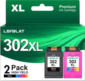 LOFBLAT ersetzt HP 302XL schwarz + color