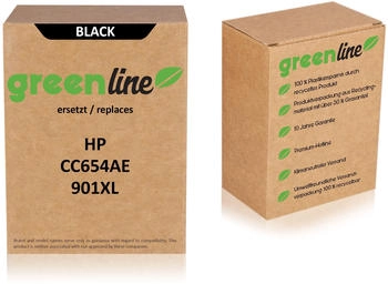 ToMax Kompatibel zu HP CC 654 AE / 901xl Druckkopf Schwarz | Tintenpatrone