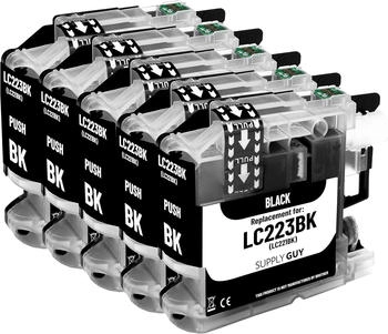 Supply Guy ersetzt Brother LC-223 schwarz 5er Pack