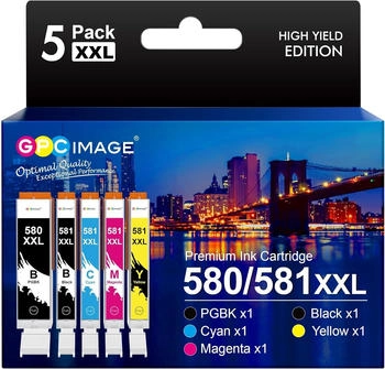 GPC Image ersetzt Canon PGI-580XXL / CLI-581XXL 5er Pack