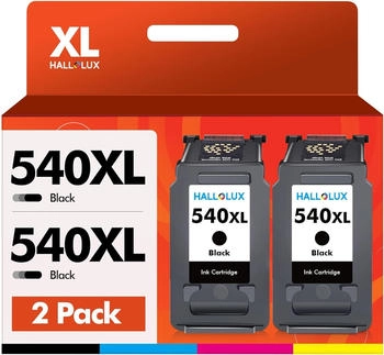 HALLOLUX ersetzt Canon PG-540XL schwarz Doppelpack
