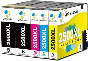 Jettruemedia ersetzt Canon PGI-2500XL 5er Pack