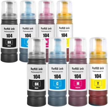 SHUOLEI ersetzt Epson 104 8er Pack