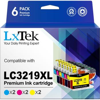 LxTek ersetzt Brother LC-3219XL 6er Pack