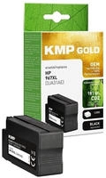 KMP Gold schwarz pigmentiert Druckerpatrone kompatibel zu HP 967XL (3JA31AE)