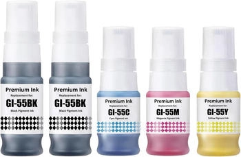 SHUOLEI ersetzt Canon GI-55 5er Pack
