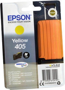 Epson Singlepack Yellow 405 DURABrite Ultra Ink
