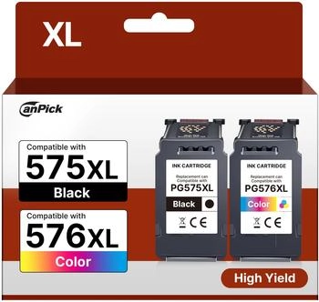CanPick ersetzt Canon PG-575XL / CL-576XL schwarz + color