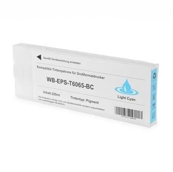 ASC Alternativ-Tinte für Epson C13T606500 Helles Cyan