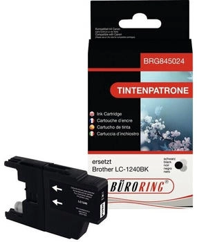 Büroring Tintenpatrone schwarz für Brother DCP J525W, J725DW, J925DW, MFC J430W (BRG845024)