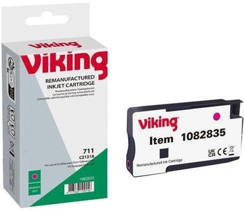 Viking 711 Kompatibel HP Tintenpatrone CZ131A Magenta (1082835)