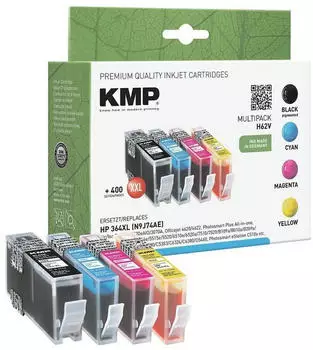 KMP ersetzt HP 364XL 4er Pack
