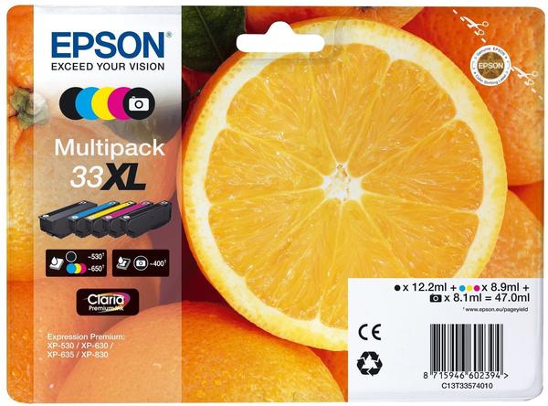 Epson 33XL Multipack 5-farbig (C13T33574010)