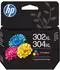 HP Druckkopf mit Tinte 302/304 - neue Version 2026
