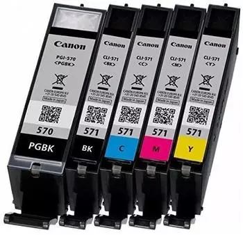 Canon PGI-570 pigmentschwarz + CLI-571 CMYK