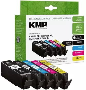 KMP ersetzt Canon PGI-570XL / CLI-571XL 5er Pack