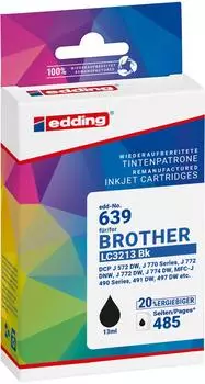 edding ersetzt Brother LC-3213BK schwarz