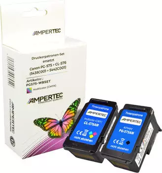 Ampertec ersetzt Canon PG-575XL / CL-576XL schwarz + color