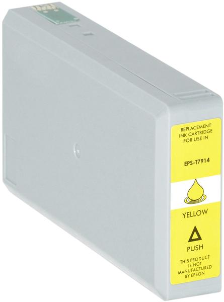 Logic-Seek Tintenpatrone für Epson C13T79144010 Yellow 32ml,