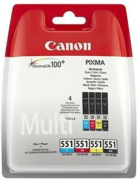 Canon CLI-551 CMYK Photo Value Pack