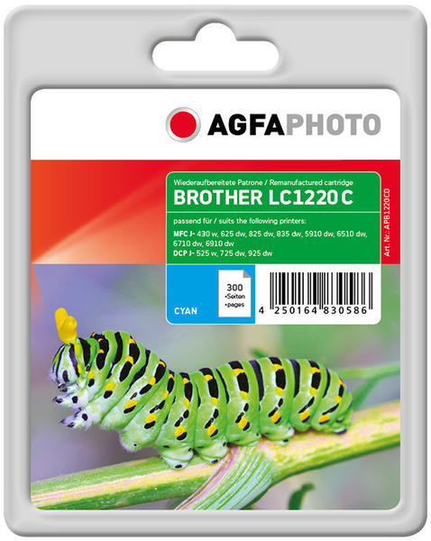 AgfaPhoto APB1220CD ersetzt Brother LC-1220C cyan