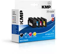 KMP PrintTechnik KMP MULTIPACK H100V - 4er-Pack - Schwarz, Gelb, Cyan, Magenta -
