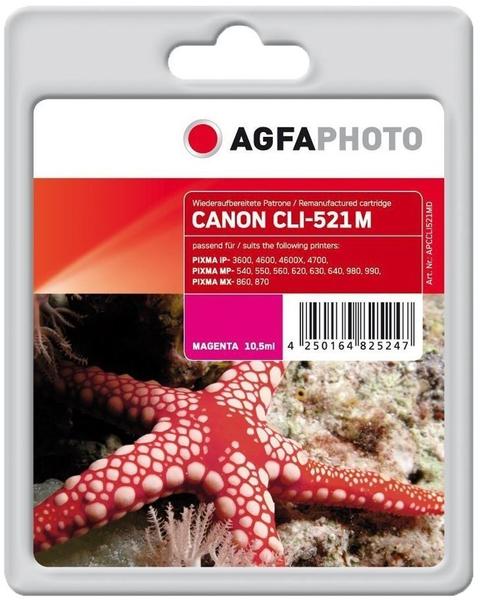 AgfaPhoto APCCLI521MD ersetzt Canon CLI-521 magenta