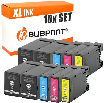 Bubprint 52801639 ersetzt Canon PGI-1500XL 10er Pack