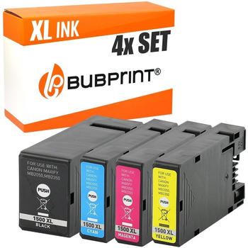 Bubprint 52801638 ersetzt Canon PGI-1500XL 4er Pack