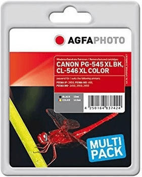 AgfaPhoto APCPG545_CL546XLSET ersetzt Canon PG-545XL/CL546XL