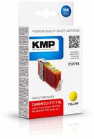 KMP C107YX ersetzt Canon CLI-571Y (1569,0009)