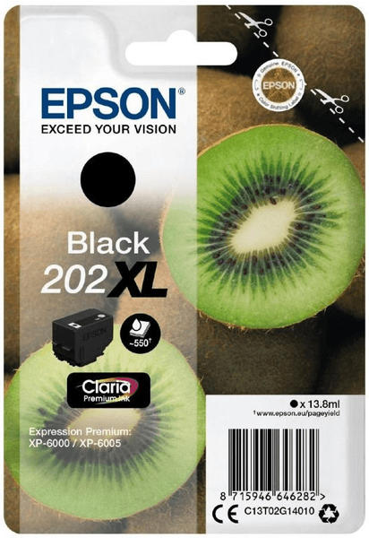 Epson 202XL schwarz (C13T02G14010)