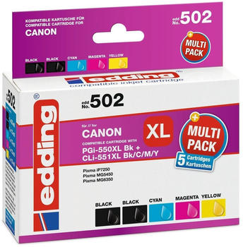 edding EDD-502 ersetzt Canon PGI-550XL/CLI-551XL