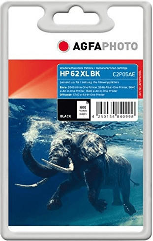 AgfaPhoto APHP62BXL ersetzt HP 62XL schwarz