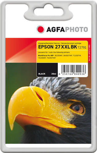AgfaPhoto APET279BD ersetzt Epson 27XXL schwarz