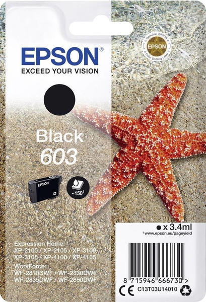 Epson 603 schwarz (C13T03U14010)