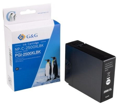 G&G Printing G&G 1C2500B ersetzt Canon PGI-2500XLBK schwarz