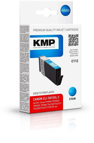 KMP C112 ersetzt Canon CLI-581CXXL cyan