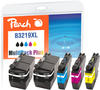 Peach Spar Pack Plus Tintenpatronen, kompatibel zu Brother LC-3219XL