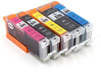 vhbw 8001112048 ersetzt Canon PGI-570/PGI-571 5er Pack