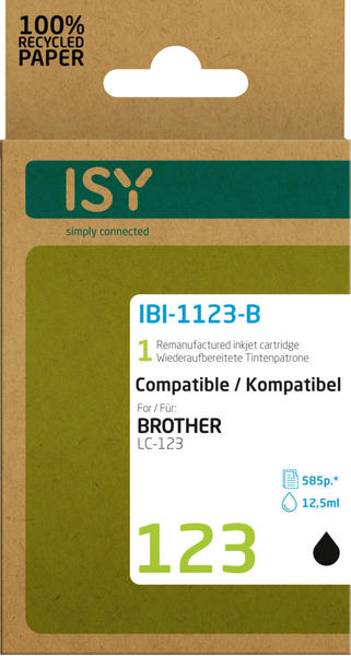ISY IBI-1123-B ersetzt Brohter LC-123 schwarz