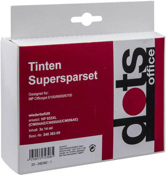 Dots Office 1726,4050 ersetzt HP 933XL 3er Pack