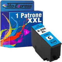 D&C Kompatibel Epson Kiwi, T02H2, 202XL, C13T02H24010 C Cyan Blau Druckerpatrone