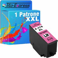 kompatibel Tonoo Tinte ersetzt Epson 378XL | C13T37964010 hell Magenta XL 830 Seiten
