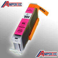 Ampertec Tinte für Canon 6445B001 CLI-551XLM magenta