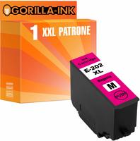 D&C Kompatibel Epson Kiwi, T02H3, 202XL, C13T02H34010 M Magenta Rot Druckerpatrone